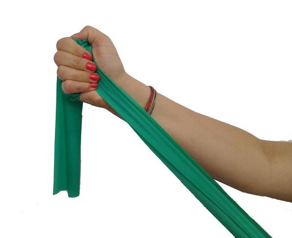 Exercise Band Rubber 2.5 Medium Green Qmed 1 Pc