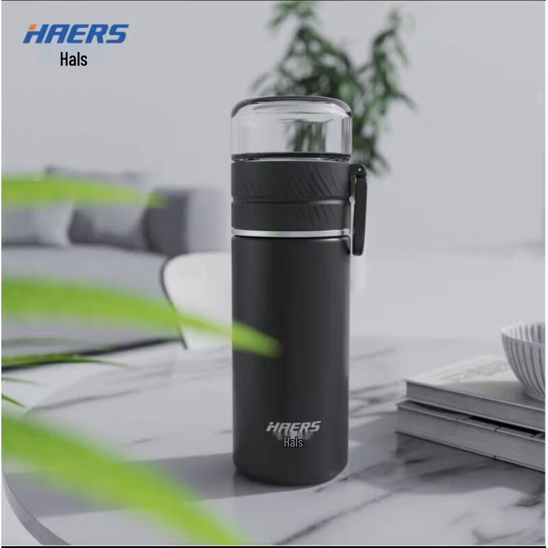 HAERS 350ml 316 Stainless Steel Tea Infuser Thermos Mug