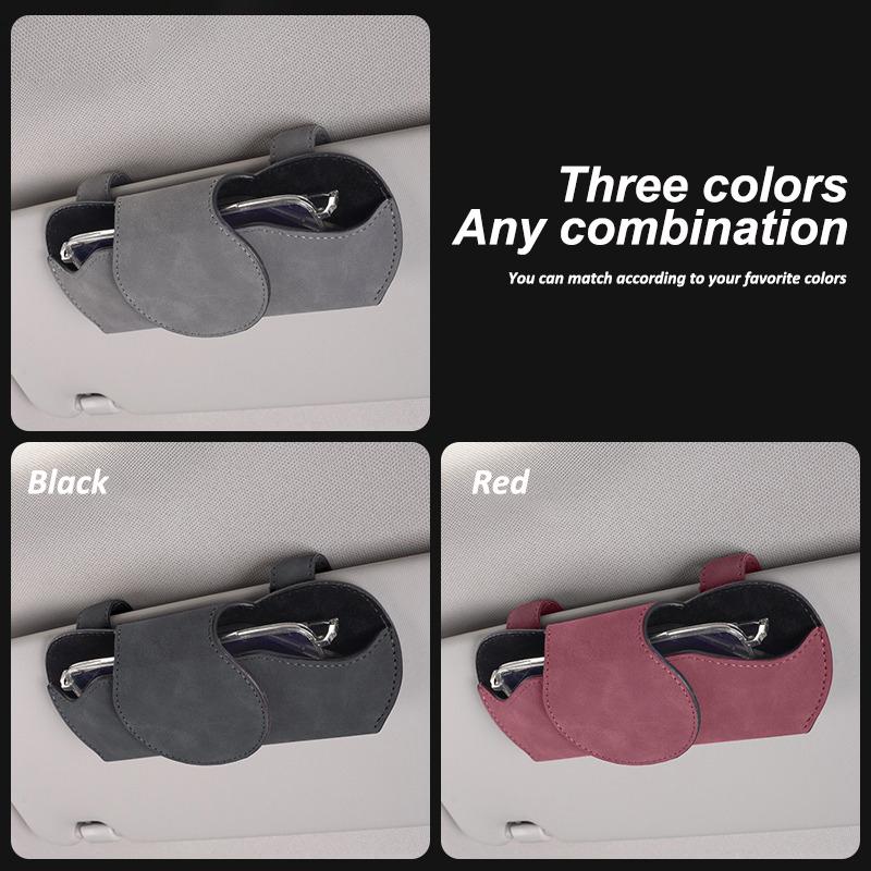 Car Sun Visor Glasses Clip Multifunctional Case Sunglasses Holder For Benz AMG W204 W205 W203 W211 W212 W213 W201 Accessories DO2