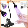 Luz LED UV para secagem de esmalte em gel, clipe flexível, mesa, mini lâmpada de unha USB, secador de unha portátil, ferramentas de salão de manicure