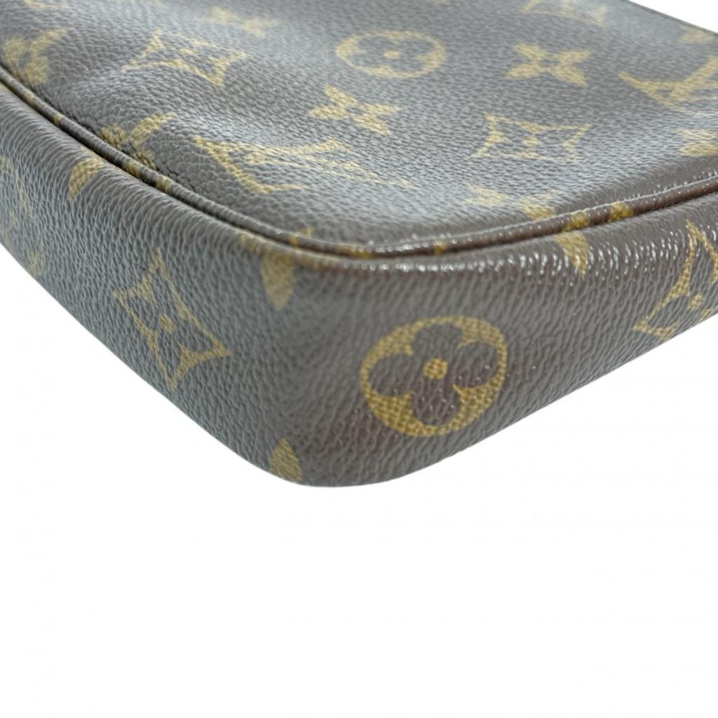 LOUIS VUITTON Monogram Pochette Accessoires Pouch Monogram canvas Brown M51980 Used
