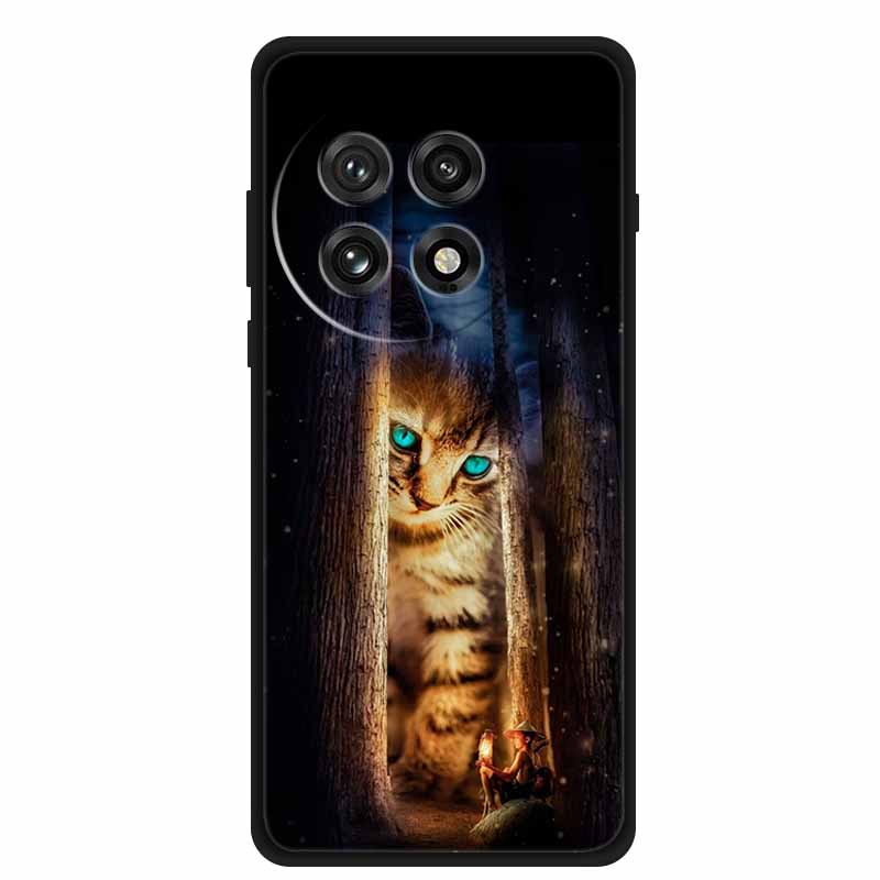 For OnePlus 13R 5G Case Cute Animal Printing Silicone Soft Bumper Covers for Oneplus 13R 1+13 R TPU Coques Phone Cases Back Capa
