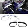 For Mercedes Benz B C E S GLA GLB GLC ABS Rearview Mirror Cover Rain Eyebrow Visor Frame Trims Sticker Car Styling Accessories