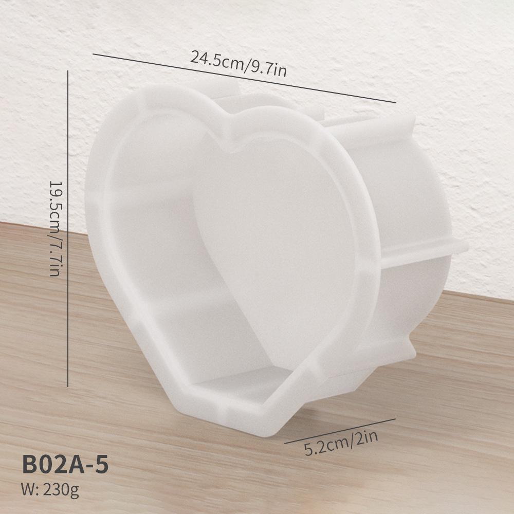 Stampo in Silicone Cristallo Geometrico Fai da Te per Ornamenti Cubici e Campioni da Libro