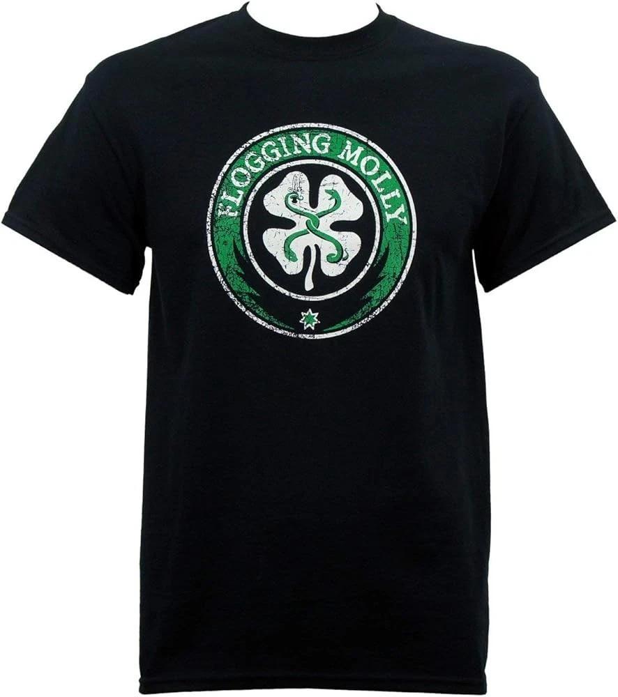 Flogging Molly Mens T T-Shirt Music Classic Concert Band Rock Tee New Black S