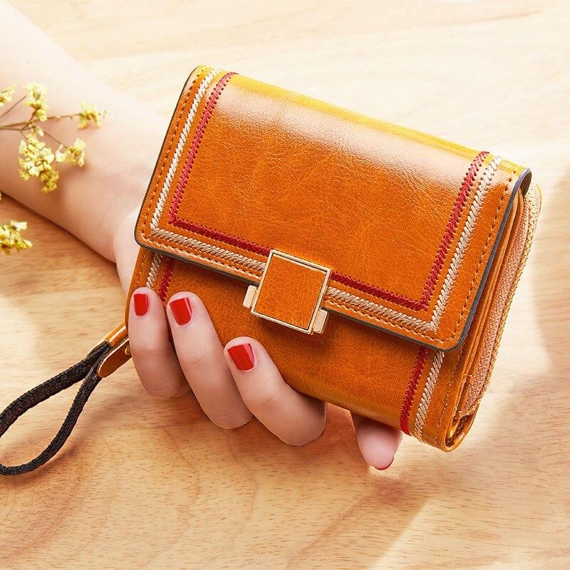 Women Wallet Coin Pocket 2024 Hasp Zipper Small Purse Cards Holders Luxury Brand Coin Purse Designer Purse Portfel Damski
