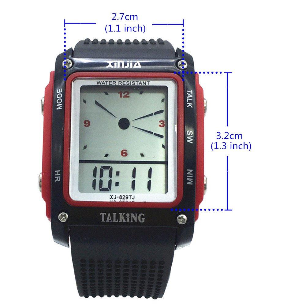 Talking Watch Japanese Wristwatch (829TJ-R)