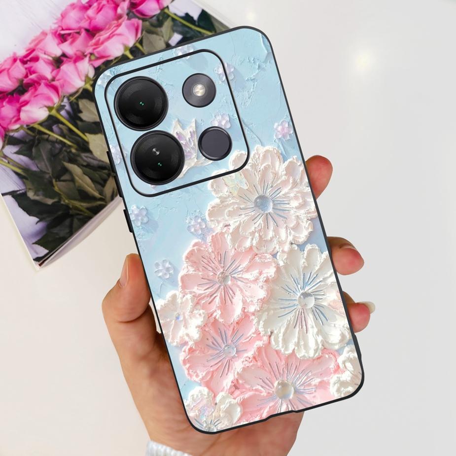 Für Infinix Smart 7 HD Hülle X6516 Luxuriös Beliebt Bemalte Abdeckung Weiche Silikon Handyhülle Für Infinix Smart 7 Plus Smart7 HD Schale