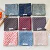 Korean Trendy Spring Polka Dot Silk Headscarf - Women's Fashion Square Scarf for Hair, Neck, and Decoration