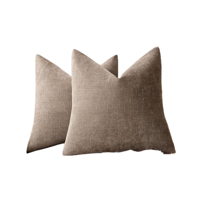 Nordic Chenille Cushion Cover - Chenille Yarn-dyed Pillow for Sofa or Bed.