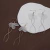 Korean Style Elegant Tassel Flower Petal Earrings for Women