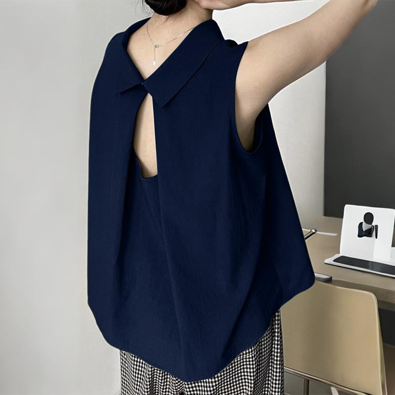 

ZANZEA Женские летние повседневные топы-майки без рукавов с круглым вырезом и свободного кроя 5XL