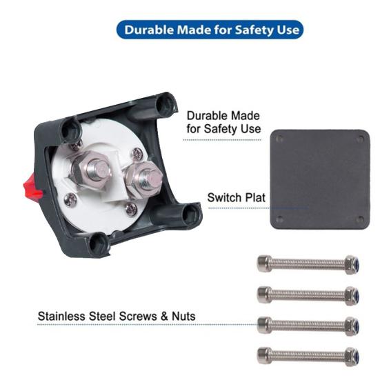 Autoturism Barcă Camion Vehicule Izolator baterie Deconectare Întrerupător întrerupător