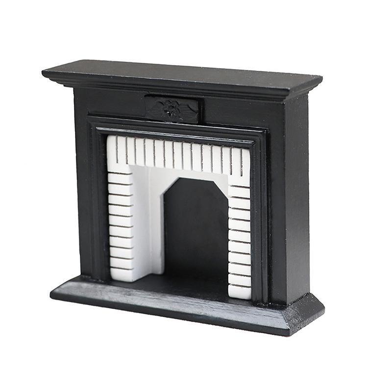 1:12 Dollhouse Miniature Fireplace Simulation Furniture Model Decor Toy Doll House Accessories