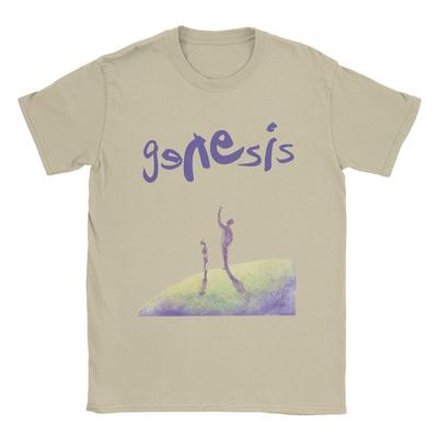 Genesis The Band T-Shirts for Men Vintage 100% Cotton Tee Shirt Crew Neck Short Sleeve T Shirt Gift Idea Tops