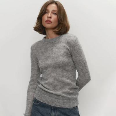 Nuovo maglione estivo girocollo elegante slim fit da donna maglioni casual chic sottili a maniche lunghe moda da donna pullover larghi
