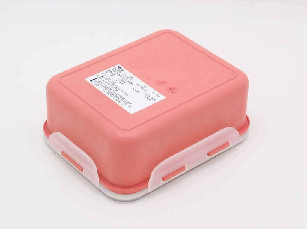 OSK Food Container Hinoki No Pla Pink PCL-8