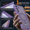 Skal - BOOLING - för Samsung Galaxy S25 - Lila - Inbyggt kameraskydd och 2 Glas