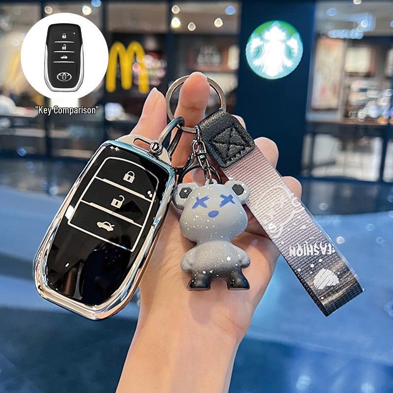 Toyota Schlüsselabdeckung Kompatibel mit Corolla, Camry, Levin, RAV4, Venza, Avalon und Fenglanda