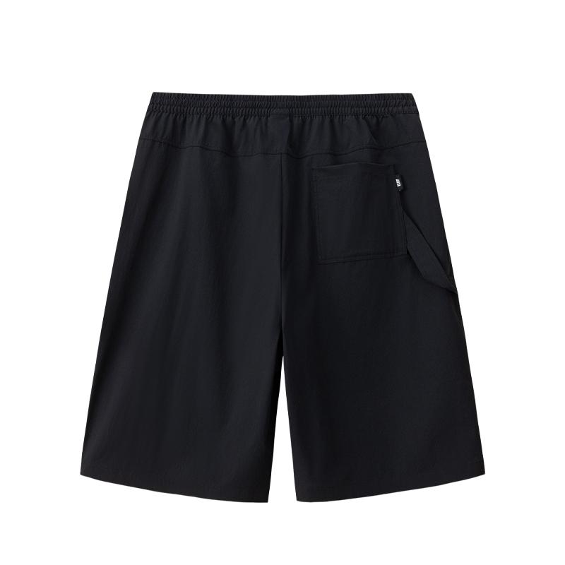 Anta Casual Loose Fit Mid Waist Zipper Shorts Unisex shorts 172628510-2
