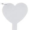 Plastic Plant Markers 100Pcs Heart Shape Tags Waterproof Gardening Labels Reusable for Pots Flower Beds Herb Gardens Identification
