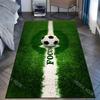 Soccer ball focus on field Print Carpet Rug for Living Room Bedroom Sofa Doormat Home Decor Non-slip Floor Mat