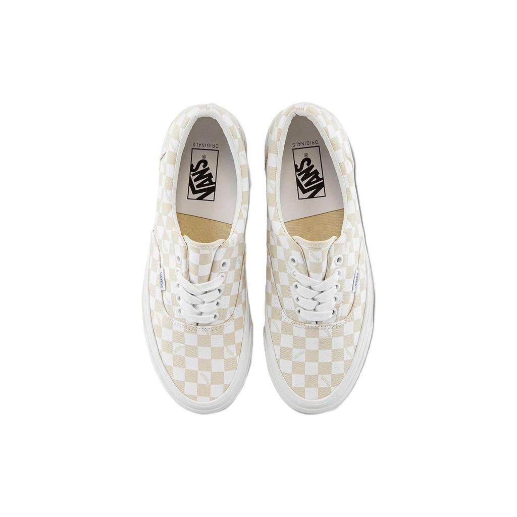 Vans Era Vault Og Lx Canvas Checkerboard Fashion Low-Top Skate Shoes Unisex Sneakers White VN0A3CXNB50