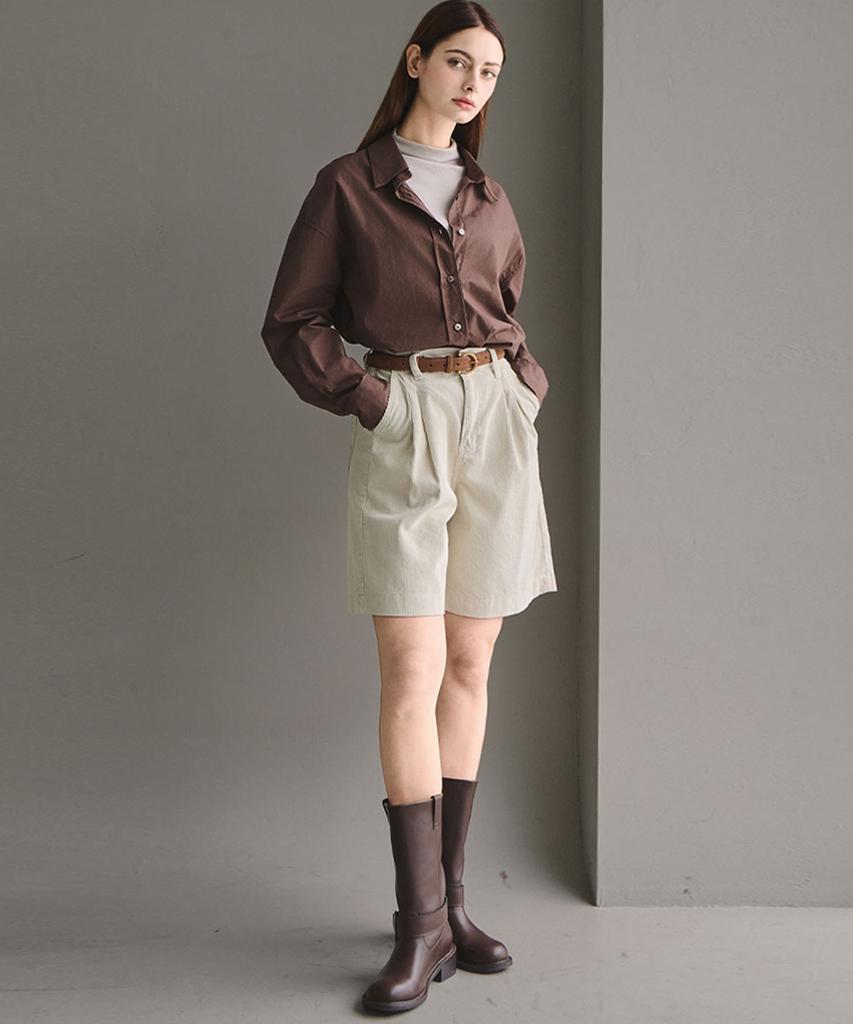 Beullangyu Cozy Texture Corduroy Pants_3 Colors