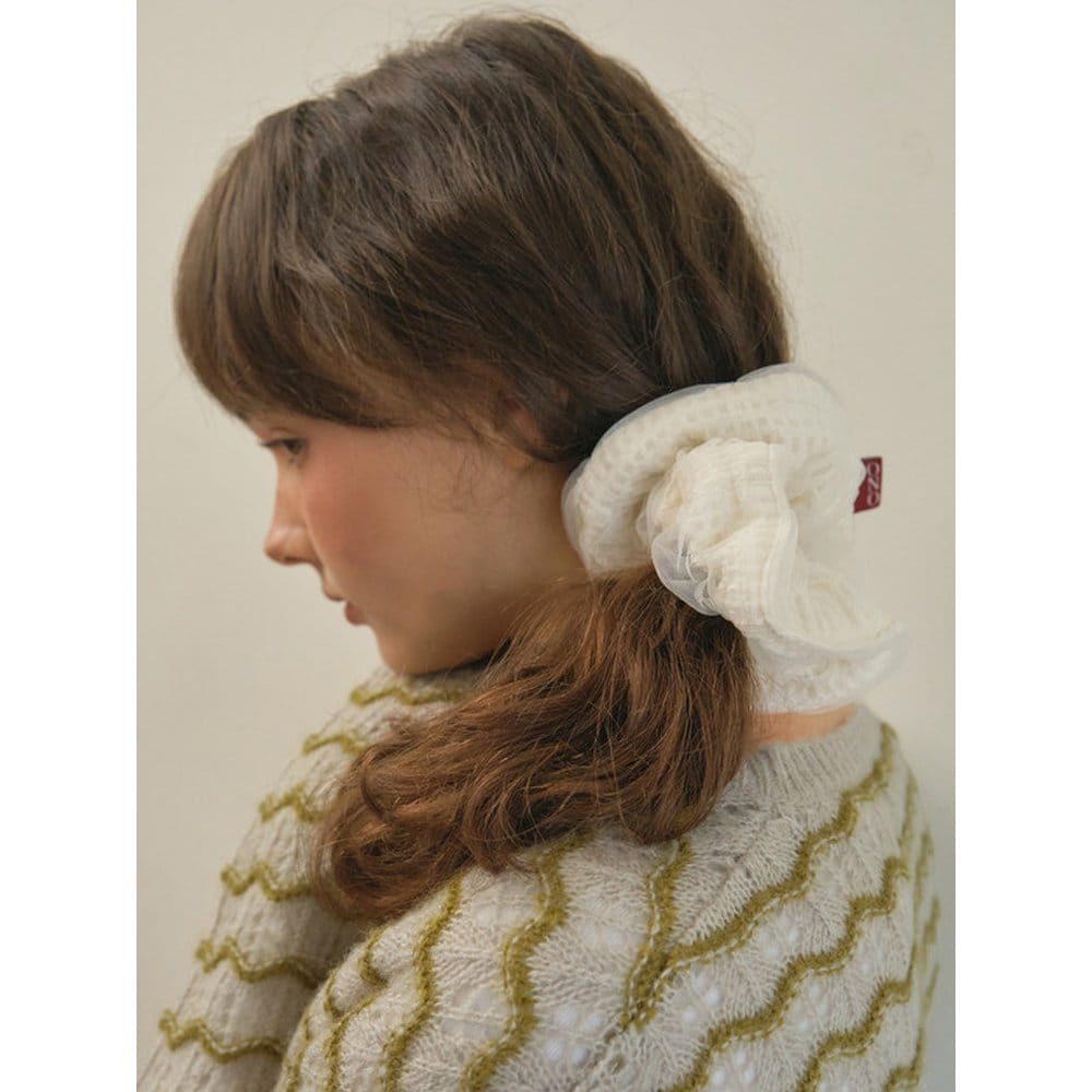 

Облачное кружево резинка для волос_3 цвета(O25-Acc03) Black