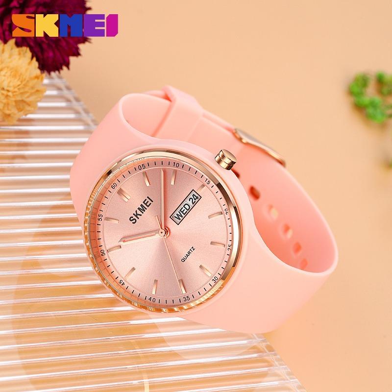 Quartz Watch Student Party Simple Fashion Watch Calendar Dial Exam Silent Waterproof Men's and Women's Watch