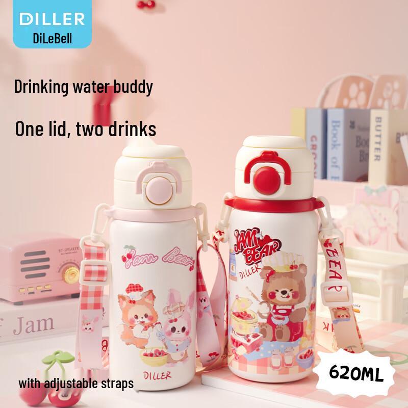 Diller Cherry Bear D9367-620 316 SS Thermos Food Jar