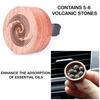 2-in-1 Car Aromatherapy Diffuser & Air Freshener, Portable Essential Charming Wood Mini Vent 2 Clip, Diffuser, Patterns Oil D4P5