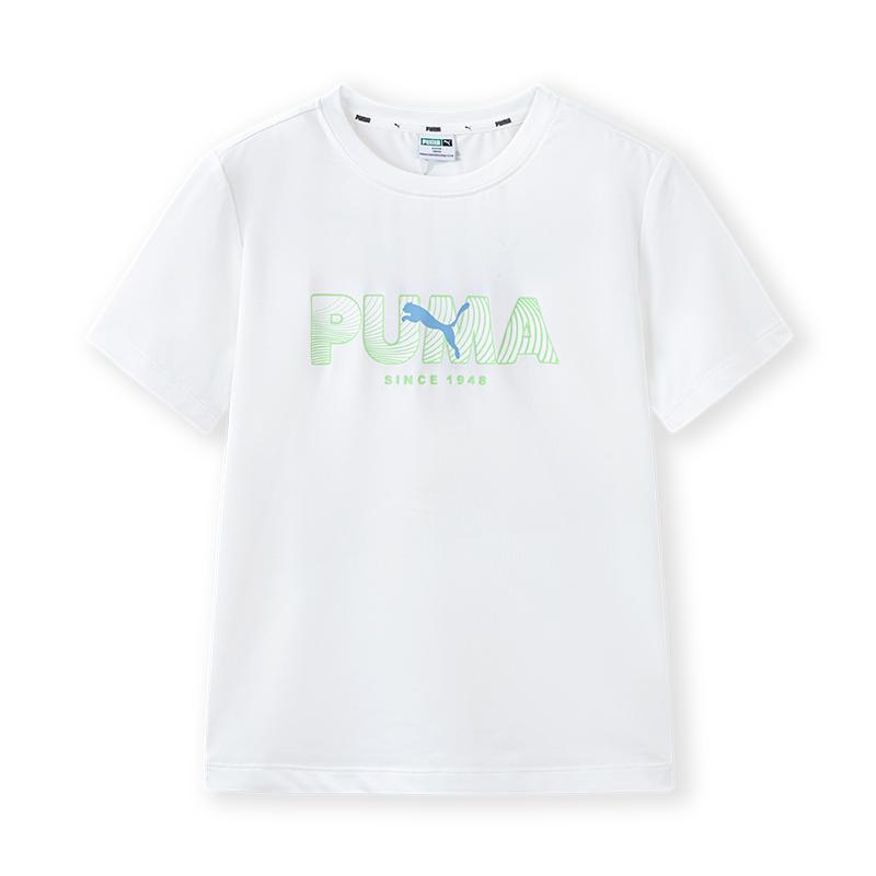 PUMA Performance T Shirt Raw White Kids 353225117201-10101 170