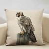 Lovely Animal Owl Cushion Cover 45x45cm Linen Pillow Case Sofa Pillowcase Suitable for All Kinds of Occasions Bar Decoration