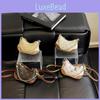 Retro Canvas Shoulder Bag For Women With Chain Strap And Zip Closure For Daily Use