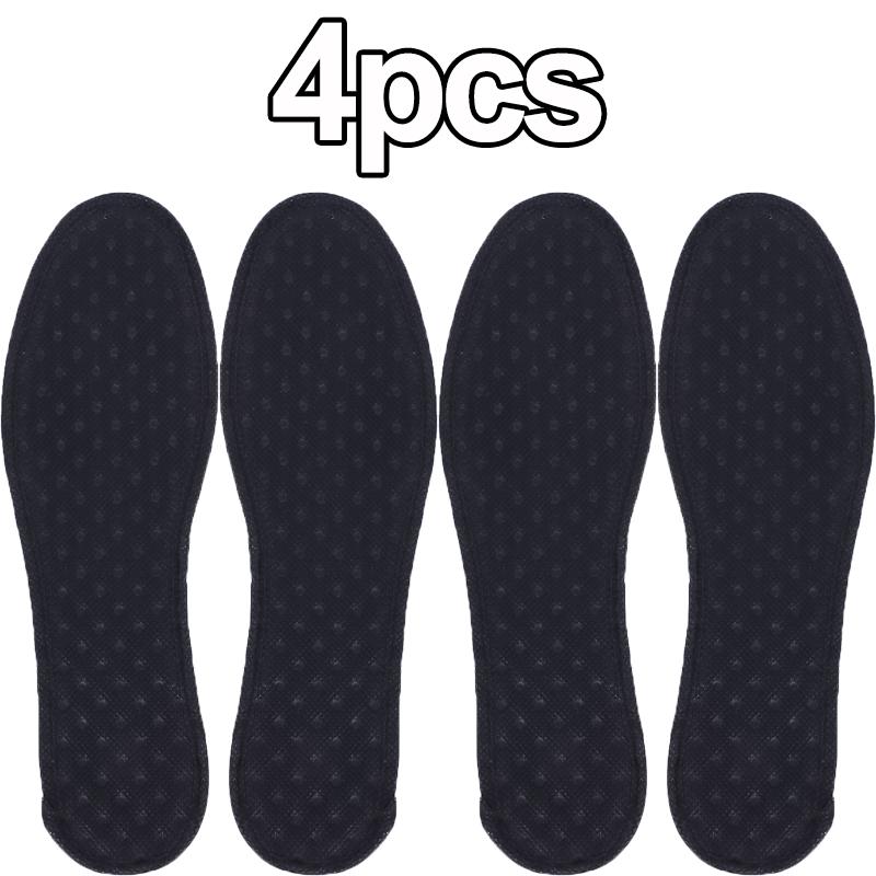 6Pcs Bamboo Charcoal Deodorant Insoles Mesh Breathable Absorb-Sweat Shoe Pads Men Running Sports Shoes Insert Deodorant Insole
