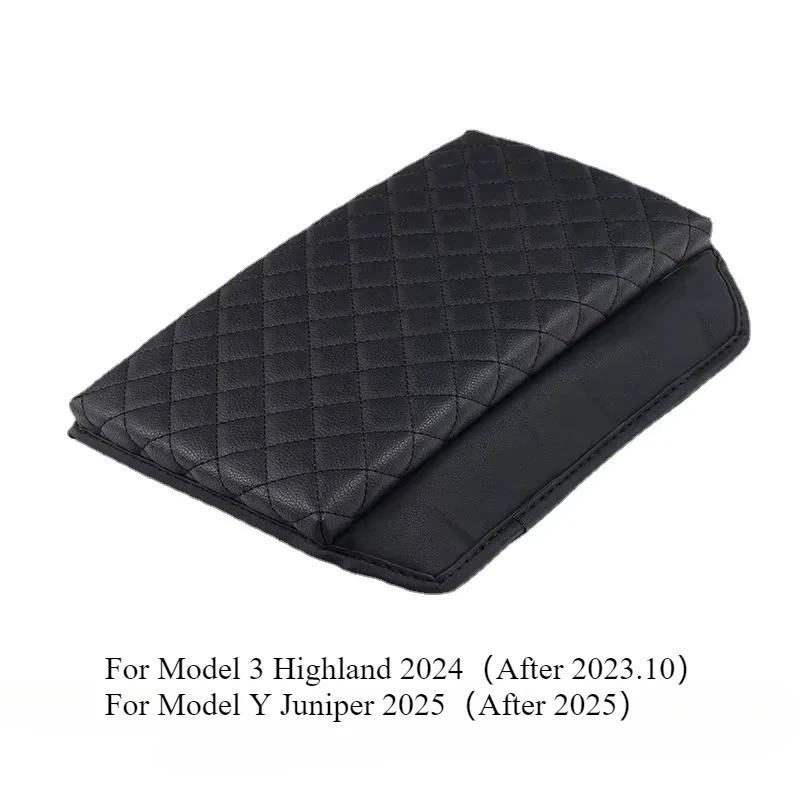 Armrest Box Cover for Tesla Model Y Juniper Launch 2025 Model 3 Highland 2025 Wear-Resistant Armrest Box Protector Accessories