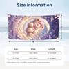 Teddy Bear Theme Beach Towel Personalized Custom Name & Text Soft Quick Dry Beach Towel for Swimming Travel