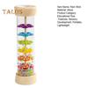 Kids Rain Stick Toy Babies Rainfall Rattle Tube Toddlers Educational Beaded Raindrops Rainstick Shaker Sensory Developmental Auditory Musical