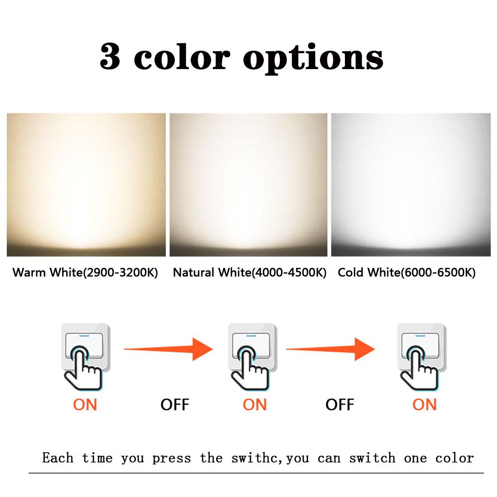 Dimmable LED Downlight Foldable Ceiling Spotlight 10W 15W 20W Surface Mounted Aluminum Spots Lamp For Room Home Kitchen Bathroom