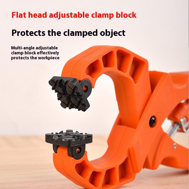 Strong Plastic Frame Clamps with Secure Locking Mechanism Small Spring Action Adjustable Clamps for Carpentry Tasks