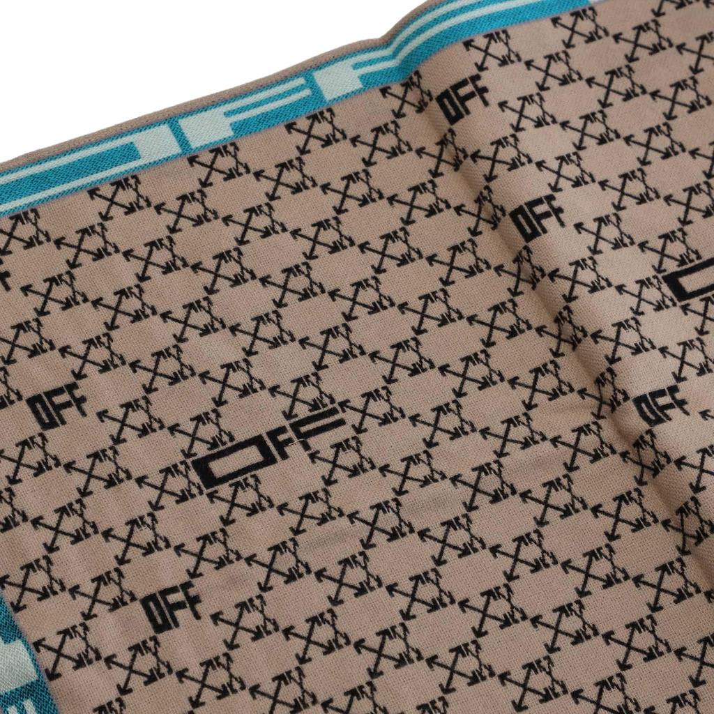 Off White Monogram Blanket