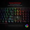 Redragon K556 RGB LED Backlit Wired Mechanical Gaming Keyboard, 104-Key Hot-Swap Mechanical Keyboard with Aluminum Base, Upgraded Socket and