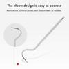 1pc Stainless Steel Toothpicks Pocket Set Portable Floss Pick Reusable Metal Toothpicks Tooth CleaningTool Kit With Storage Tube