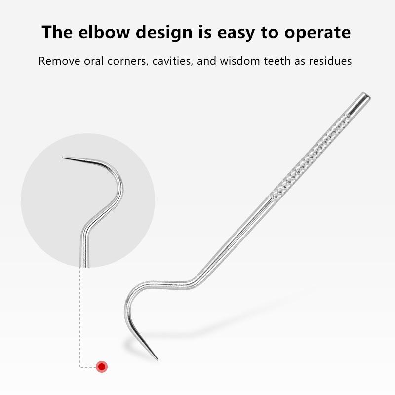 1pc Stainless Steel Toothpicks Pocket Set Portable Floss Pick Reusable Metal Toothpicks Tooth CleaningTool Kit With Storage Tube