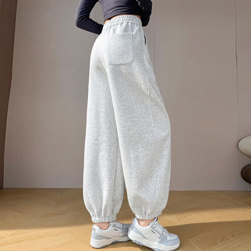 Women's High Waist Wide Leg Sweatpants - Spring 2026 Korean Style Casual Trendy