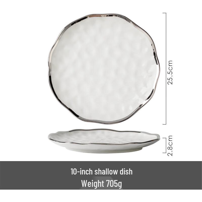 Nordic Light Luxury Ceramic Dinner Plate