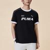 PUMA T Shirts Unisex Black Crew Neck Moderate Straight Fit 695496-01