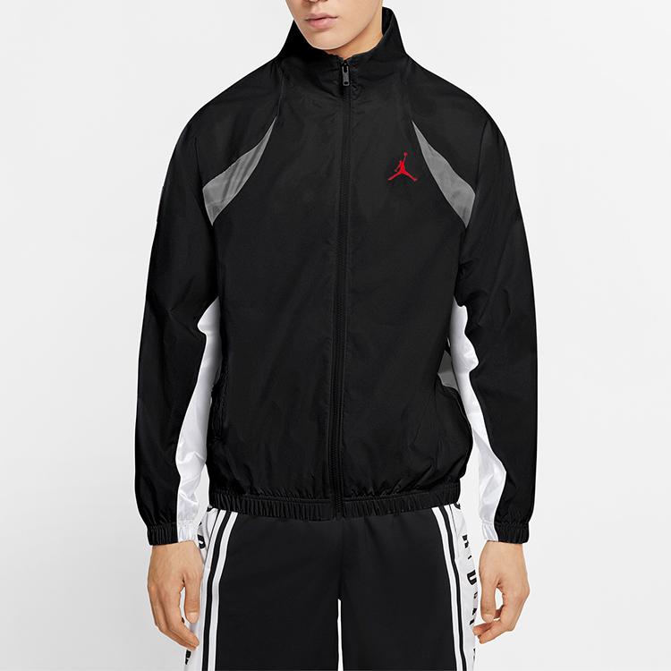 Jordan Legacy AJ11 Stand Collar Casual Jacket Men Outerwear Black CW0864-010