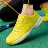 Absorção de choque do casal anti-skid resistente ao desgaste moda ao ar livre sapatos de badminton sapatos de vôlei treinamento sapatos esportivos